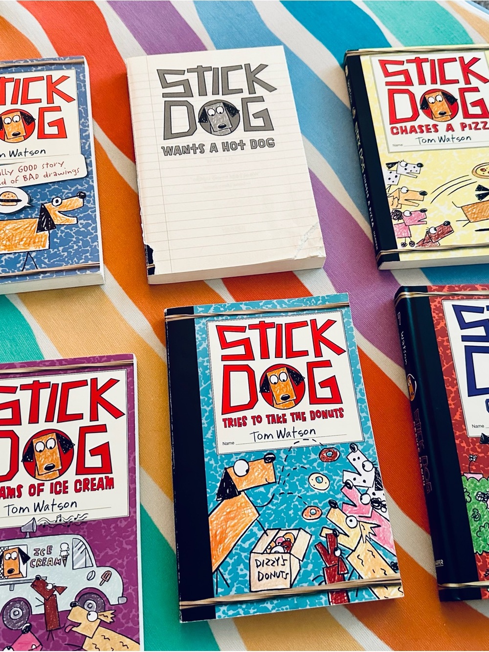 Stick Dog Book Series by Tom Watson - Set of 6
